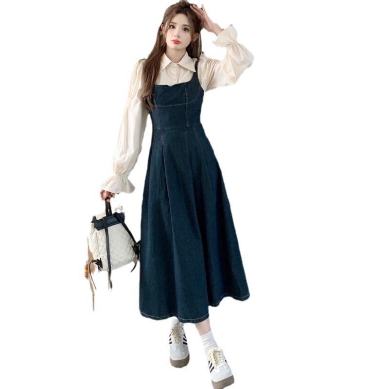 Womens  Denim Dresses | Tagliatelle Denim Midi Dress Denim Dresses Denim Dresses