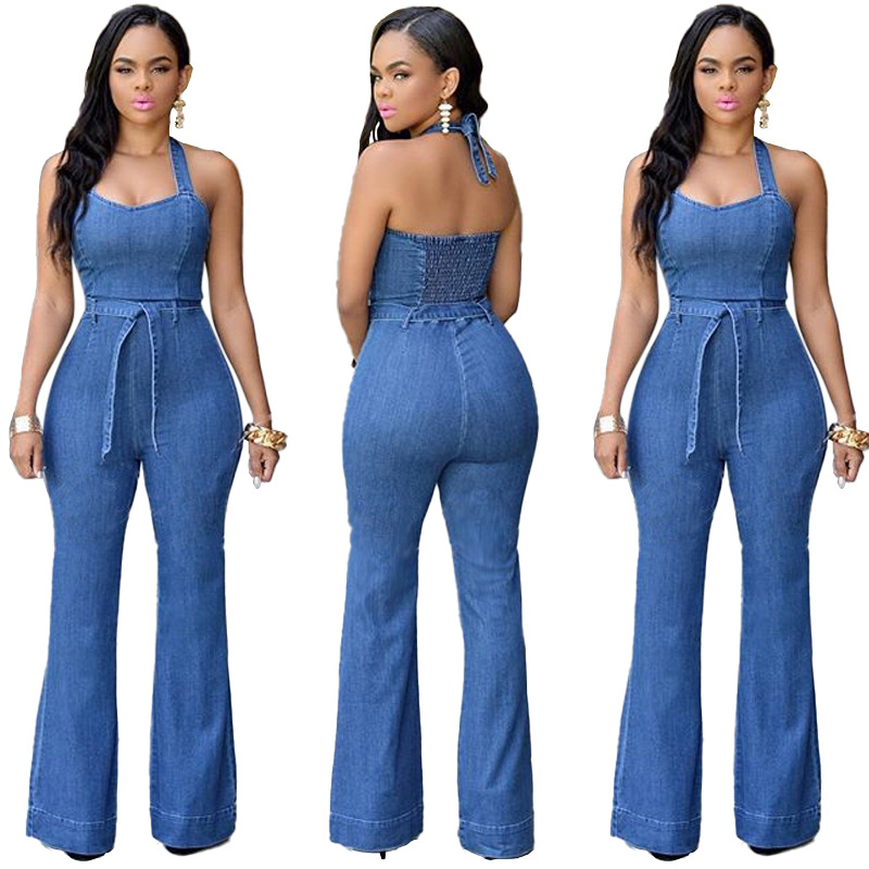 Womens  Jumpsuits | Elena Denim Jumpsuit Clothing Jumpsuits