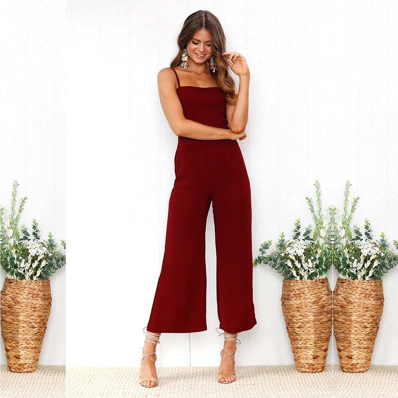 Womens  Jumpsuits | Malika Linen Jumpsuit Clothing Jumpsuits