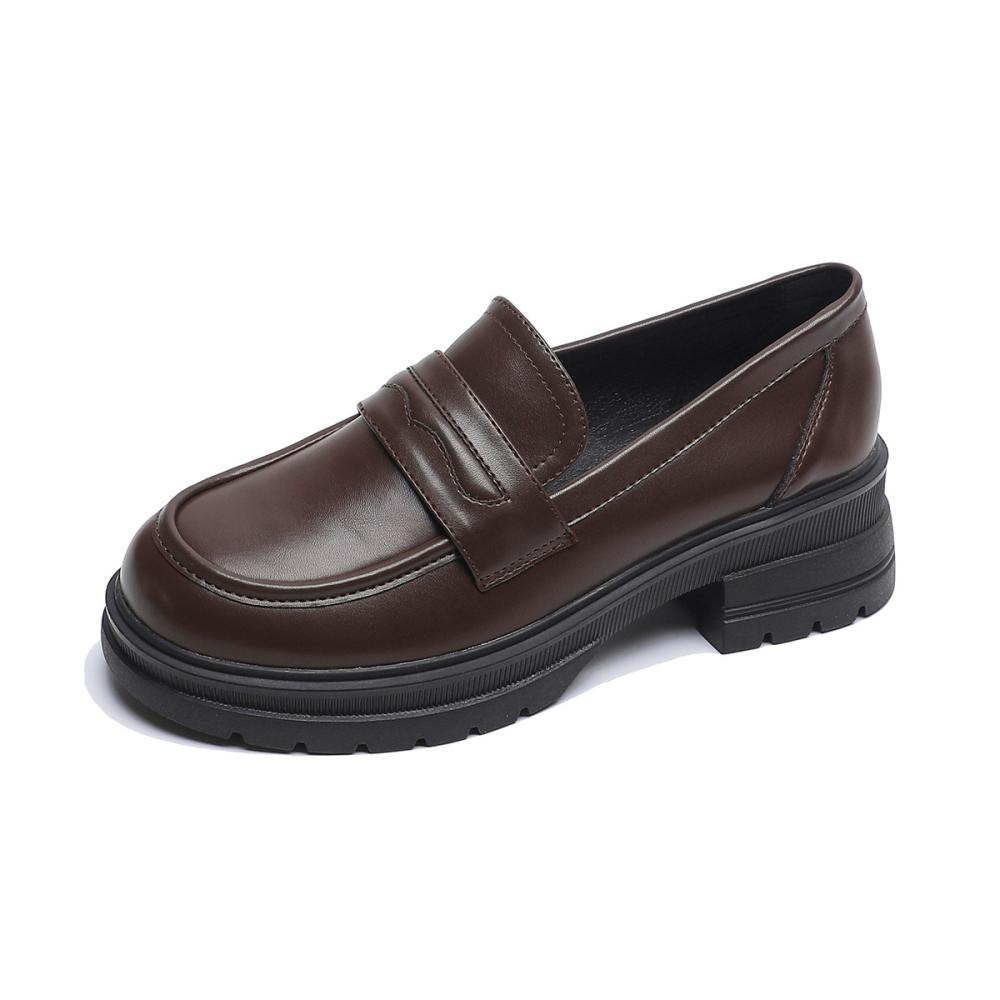 Womens  Loafers | Agathea Chunky Loafer Flats Flats