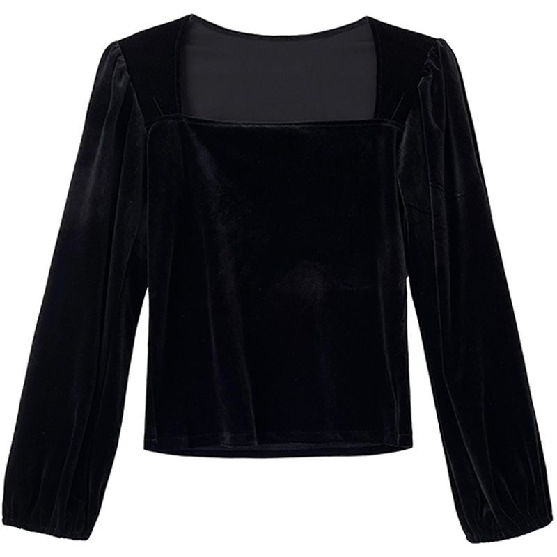 Womens  Long Sleeve Tops | Wyatt Velvet Top Long Sleeve Tops Long Sleeve Tops