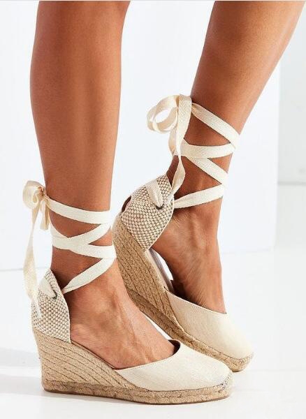 Womens  Occasion Shoes | Camilla Lace Up Wedge Espadrille Occasion Shoes Occasion Shoes