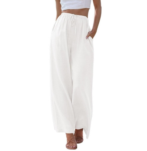 Womens  Pants | Fernando Wide Leg Linen Pant Clothing Pants