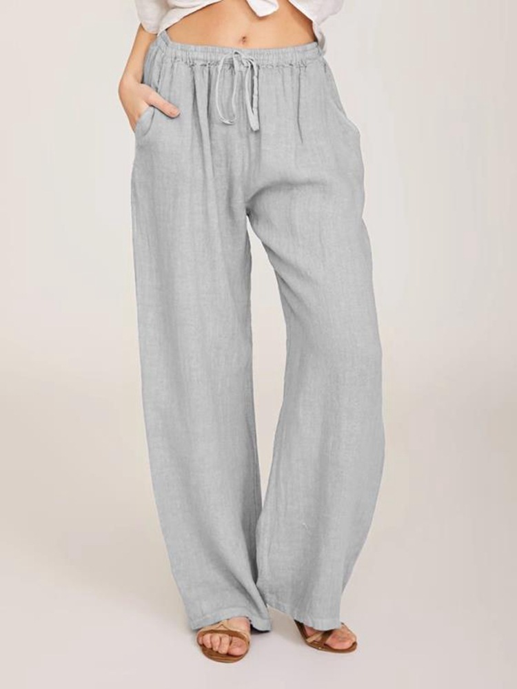 Womens  Petites | Petites Olina Linen Pant Clothing Pants