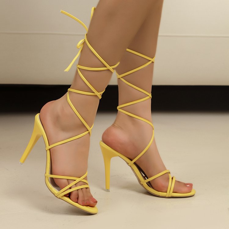 Womens  Sandals | Gigi Strappy Mid Heel Sandal Occasion Shoes Occasion Shoes