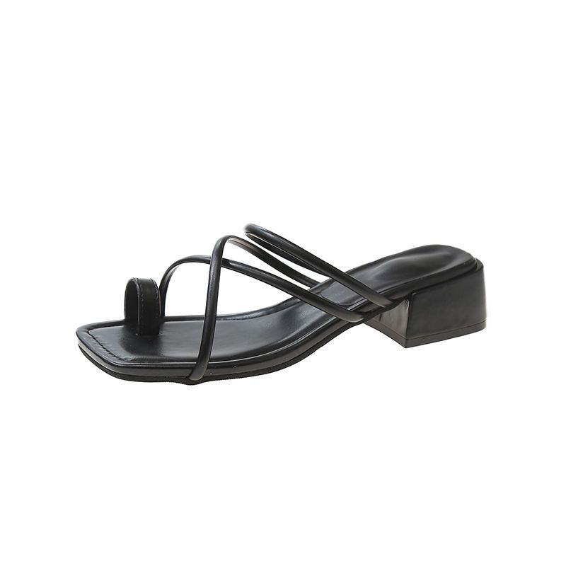 Womens  Sandals | Meena Toe Ring Block Heel Sandal Sandals Sandals