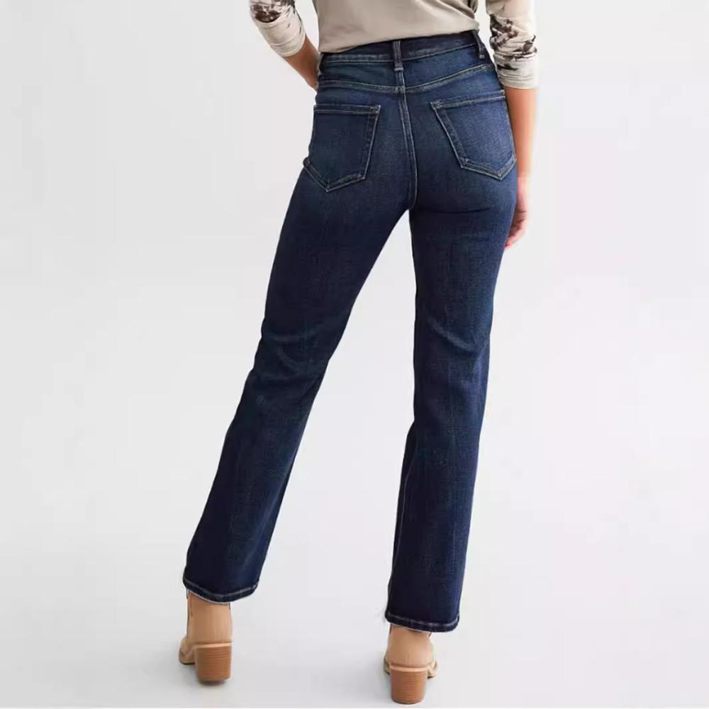 Womens  Straight Leg Jeans | Cynthia High Rise Straight Long Jeans Jeans Straight Leg Jeans