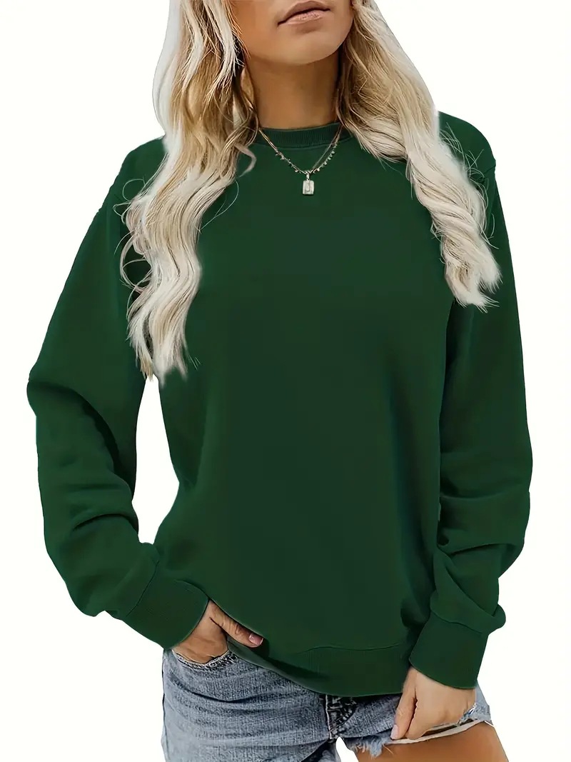 Womens  Sweatshirts | Classic Crew Sweatshirt Sweaters Sweatshirts