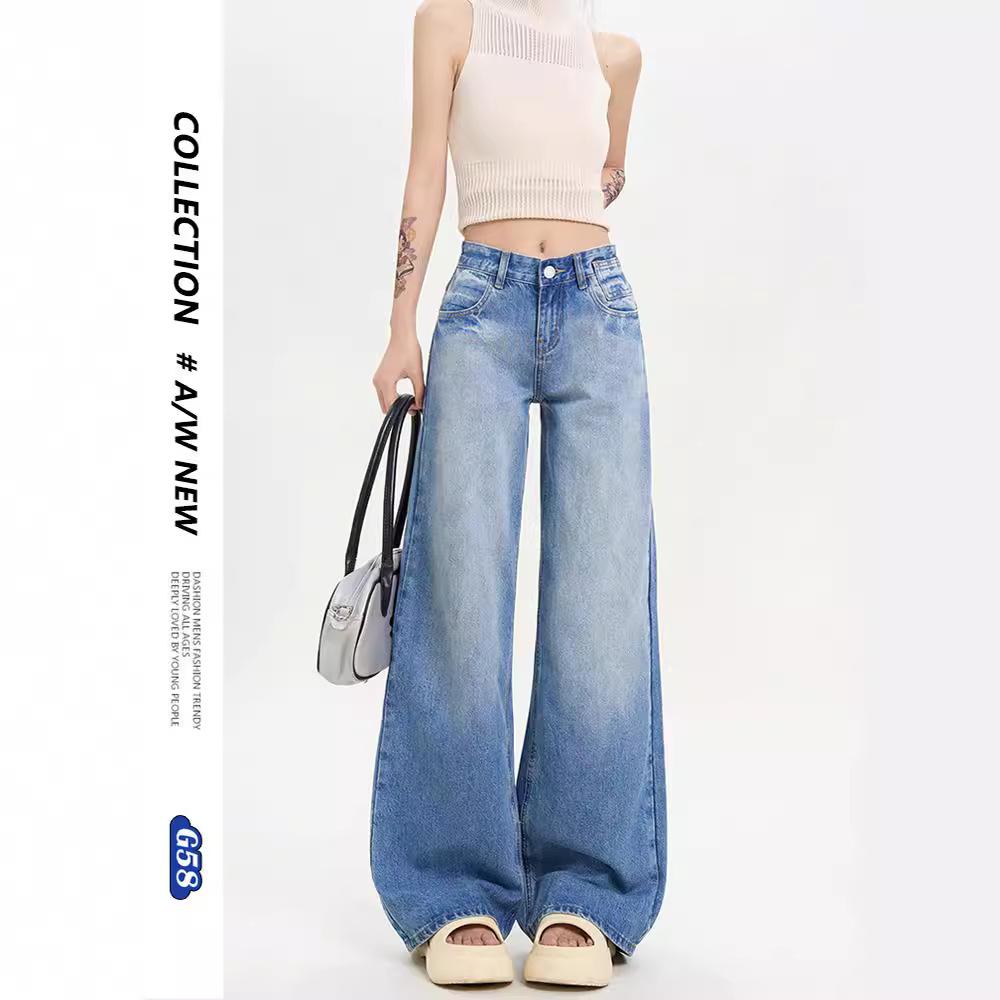 Womens  Wide Leg Jeans | Wilder High Rise Wide Leg Cropped Jeans Jeans Cropped Jeans