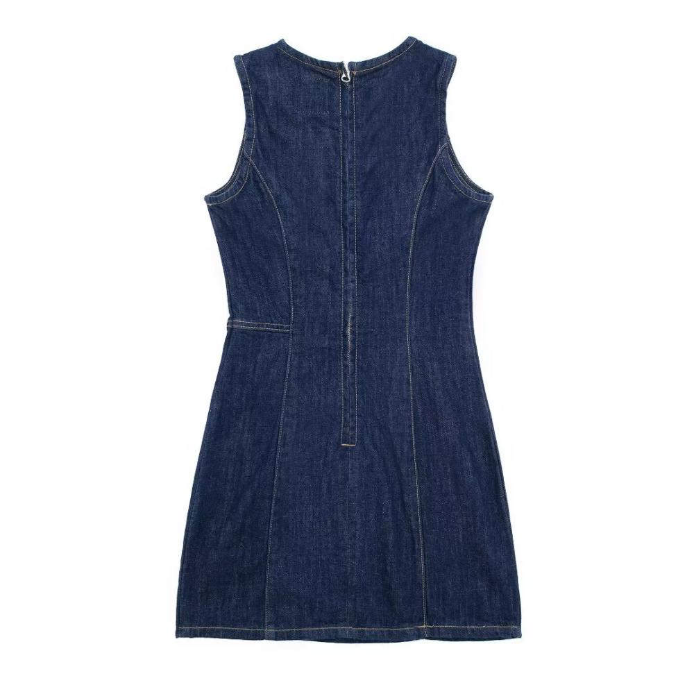 Womens  Denim Dresses | Citron Denim Mini Dress Denim Dresses Denim Dresses